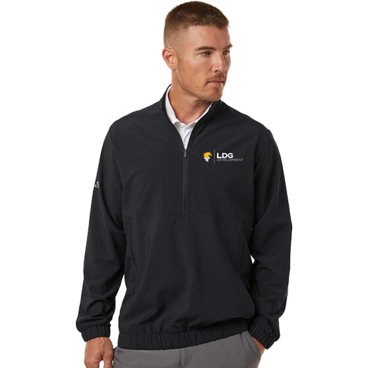 Adidas Men's Stretch Woven Half-Zip Pullover
