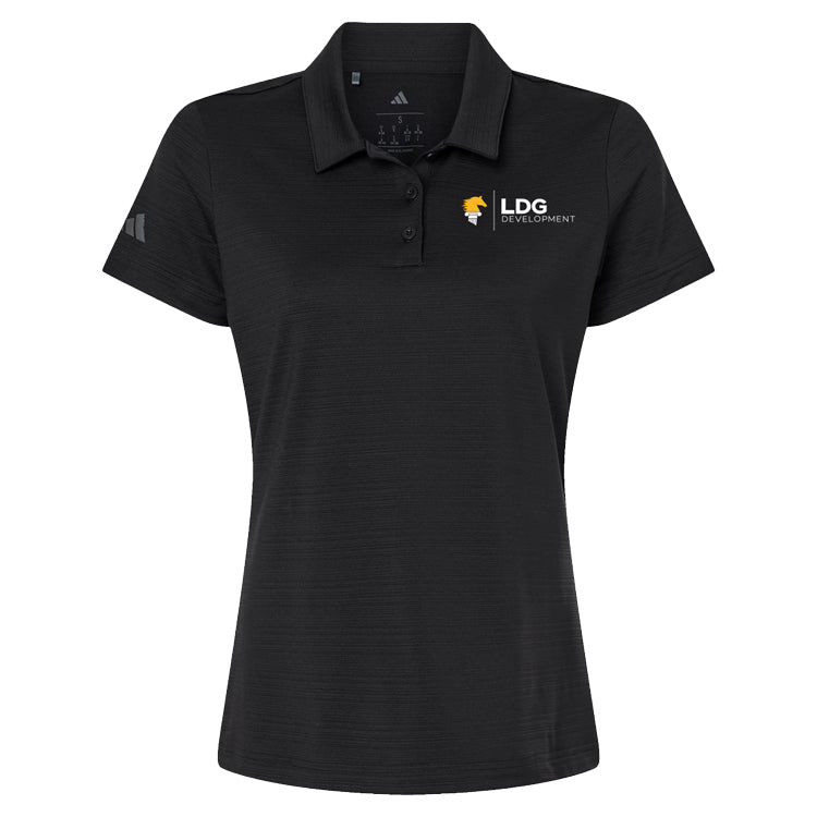 Adidas Women's Textured Stripe Polo