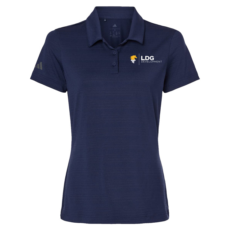 Adidas Women's Textured Stripe Polo