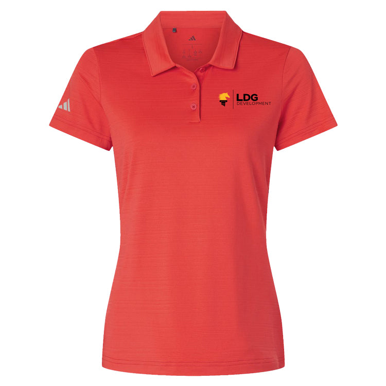 Adidas Women's Textured Stripe Polo
