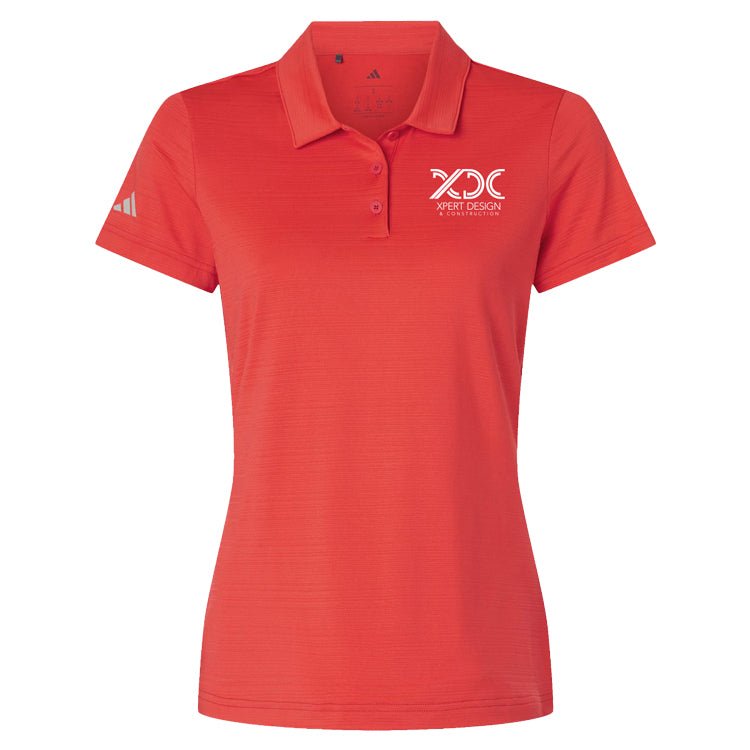 Adidas Women's Textured Stripe Polo
