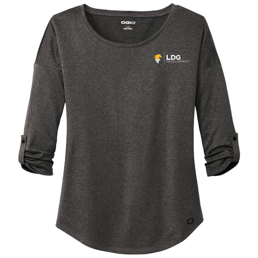 OGIO® Women's Gravitate Scoop 3/4-Sleeve