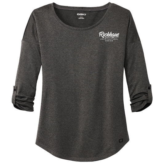 OGIO® Women's Gravitate Scoop 3/4-Sleeve
