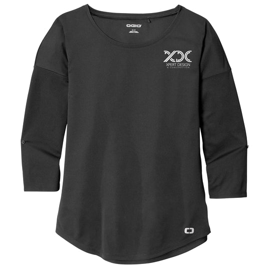 OGIO® Women's Gravitate Scoop 3/4-Sleeve