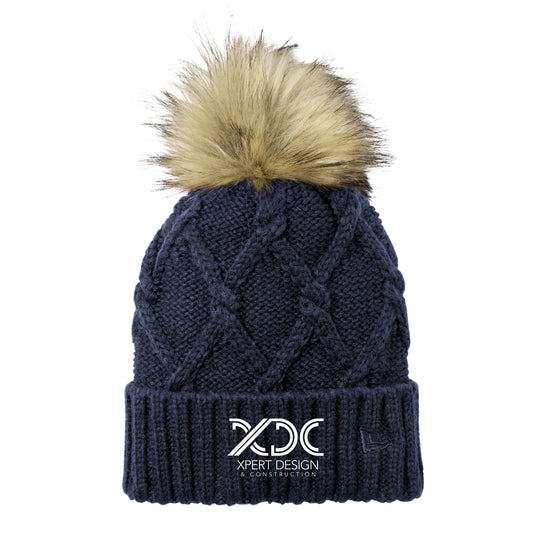 New Era ® Faux Fur Pom Beanie