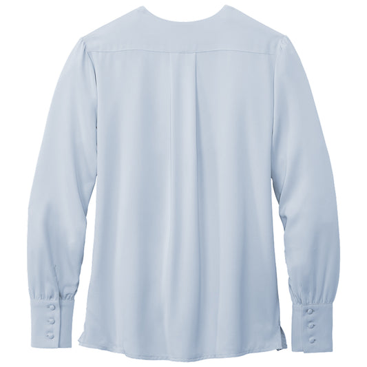 Brooks Brothers® Women’s Open-Neck Satin Blouse