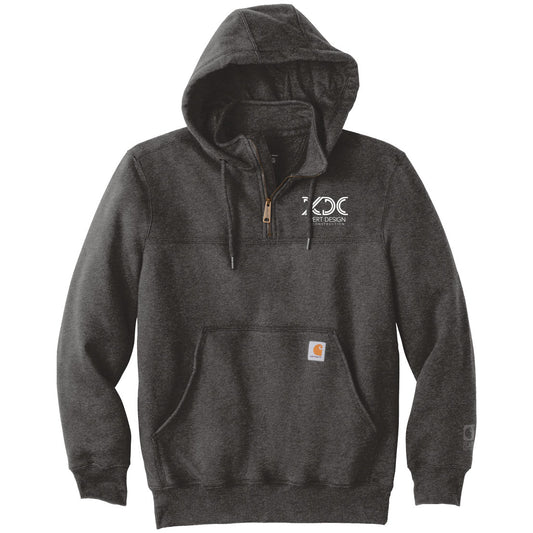 Carhartt Rain Defender Hooded Mock Zip Sweatshirt