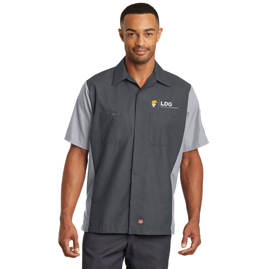 Red Kap Short Sleeve Ripstop Crew Shirt