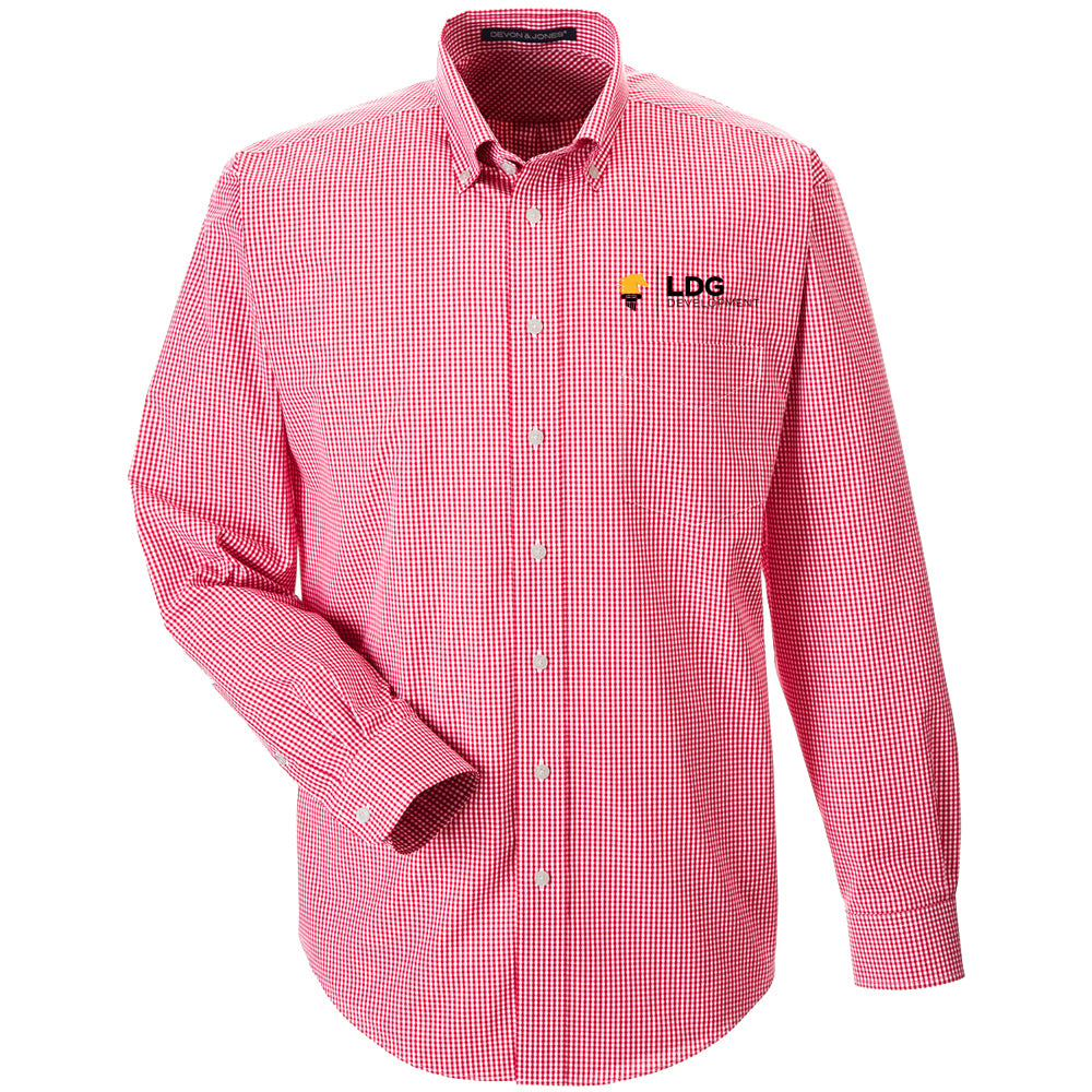 Men's Crown Woven Collection® Gingham Check