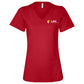 Bella+Canvas Women’s Relaxed Jersey V-Neck Tee