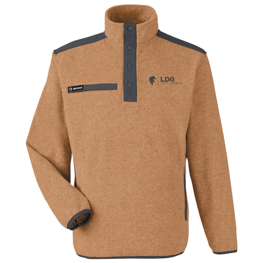 Dri Duck Men's Ranger Melange Heather Fleece