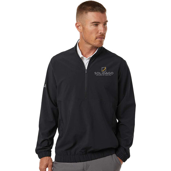 Adidas Men's Stretch Woven Half-Zip Pullover