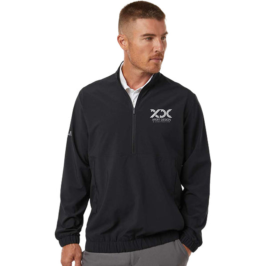 Adidas Men's Stretch Woven Half-Zip Pullover