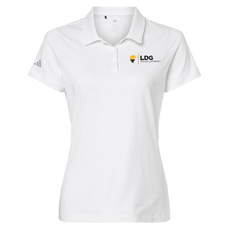 Adidas Women's Textured Stripe Polo