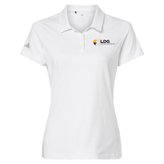 Adidas Women's Textured Stripe Polo