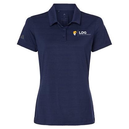 Adidas Women's Textured Stripe Polo