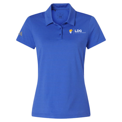 Adidas Women's Textured Stripe Polo