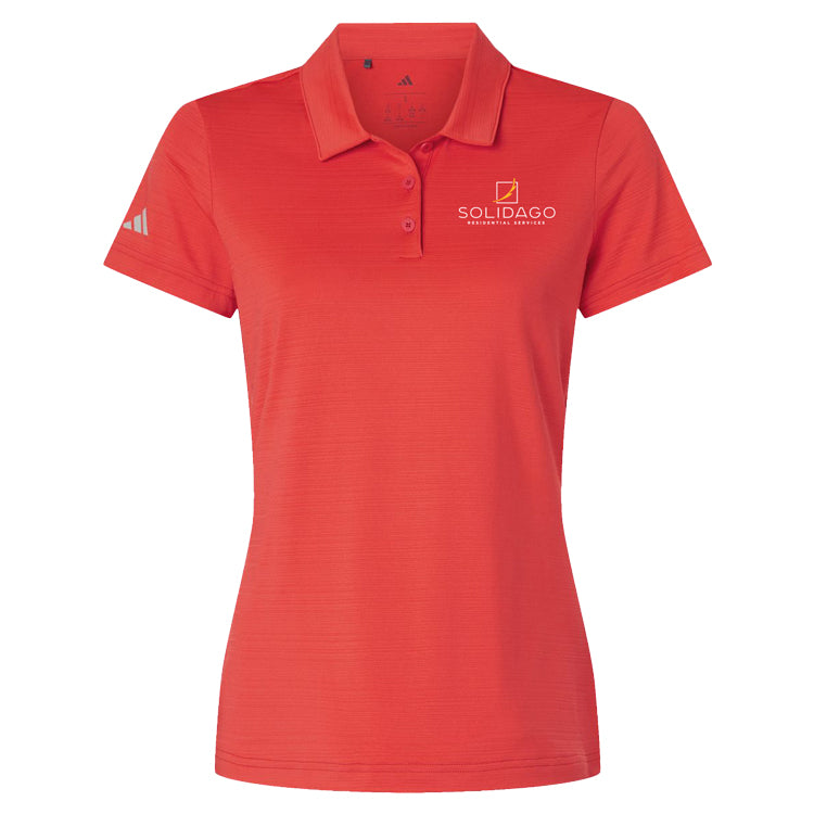 Adidas Women's Textured Stripe Polo