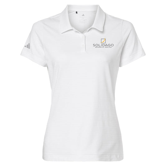 Adidas Women's Textured Stripe Polo