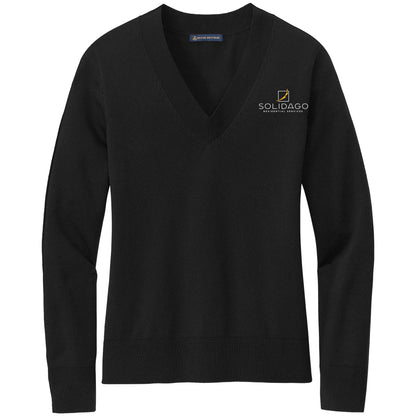 Brooks Brothers® Women’s Cotton Stretch V-Neck Sweater