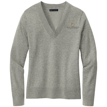 Brooks Brothers® Women’s Cotton Stretch V-Neck Sweater