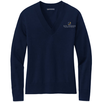 Brooks Brothers® Women’s Cotton Stretch V-Neck Sweater