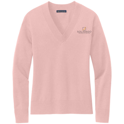 Brooks Brothers® Women’s Cotton Stretch V-Neck Sweater