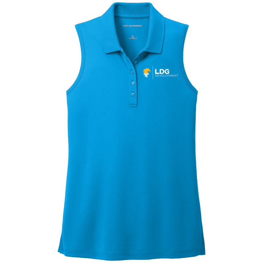 PA Ladies Dry Zone UV Micro-Mesh Sleeveless Polo