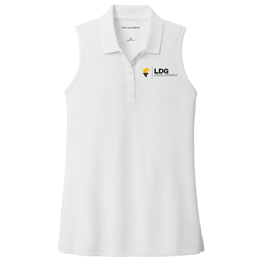 PA Ladies Dry Zone UV Micro-Mesh Sleeveless Polo