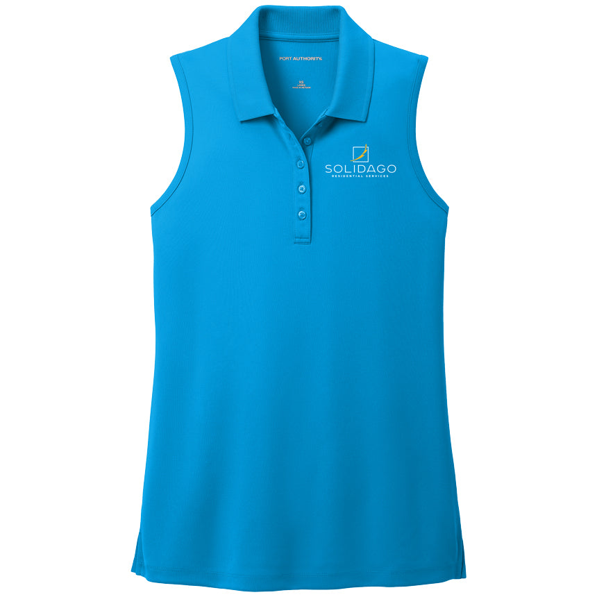 PA Ladies Dry Zone UV Micro-Mesh Sleeveless Polo