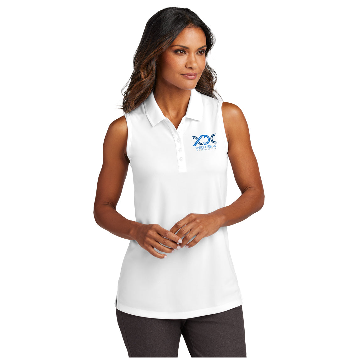 PA Ladies Dry Zone UV Micro-Mesh Sleeveless Polo