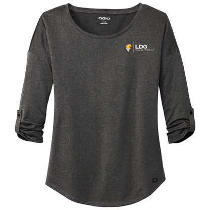 OGIO® Women's Gravitate Scoop 3/4-Sleeve