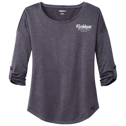 OGIO® Women's Gravitate Scoop 3/4-Sleeve