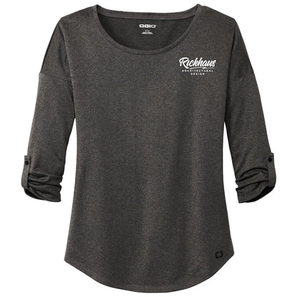 OGIO® Women's Gravitate Scoop 3/4-Sleeve