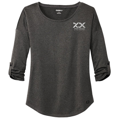 OGIO® Women's Gravitate Scoop 3/4-Sleeve