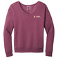 Ladies Beach Wash® Garment-Dyed V-Neck Sweatshirt