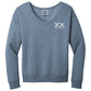 Ladies Beach Wash® Garment-Dyed V-Neck Sweatshirt