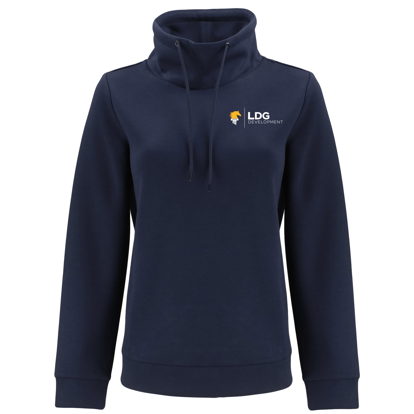 Clique Haven Recycled Womens High Collar Pullover Sweatshirt