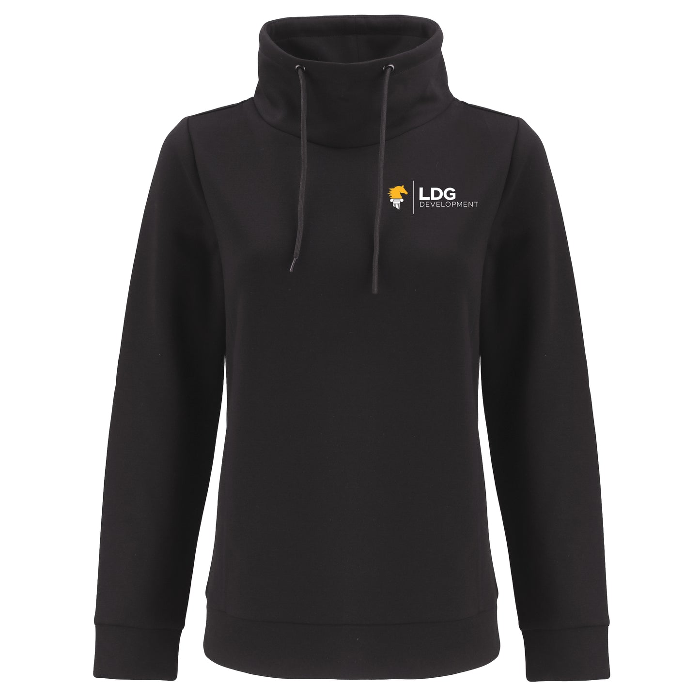 Clique Haven Recycled Womens High Collar Pullover Sweatshirt