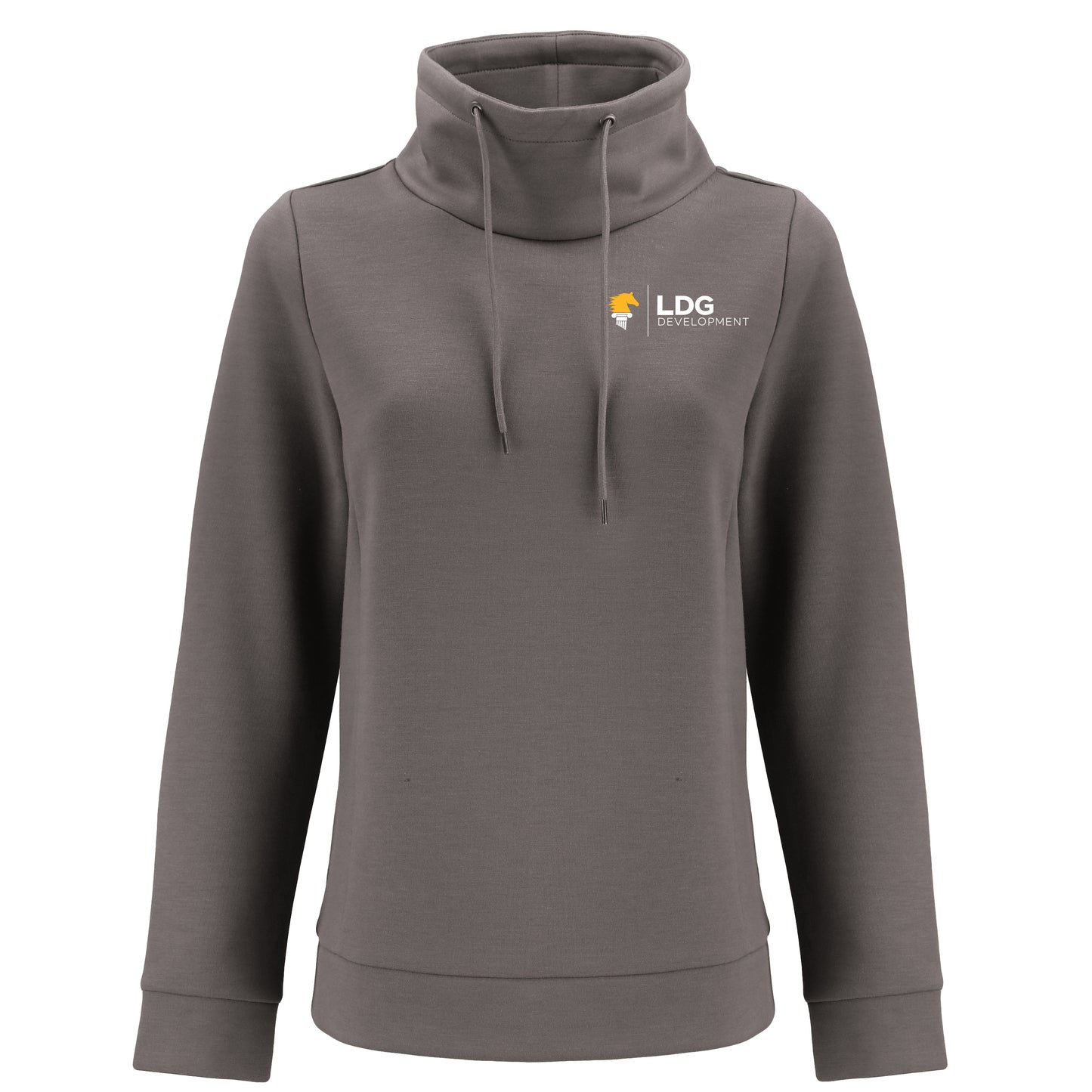 Clique Haven Recycled Womens High Collar Pullover Sweatshirt