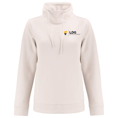 Clique Haven Recycled Womens High Collar Pullover Sweatshirt