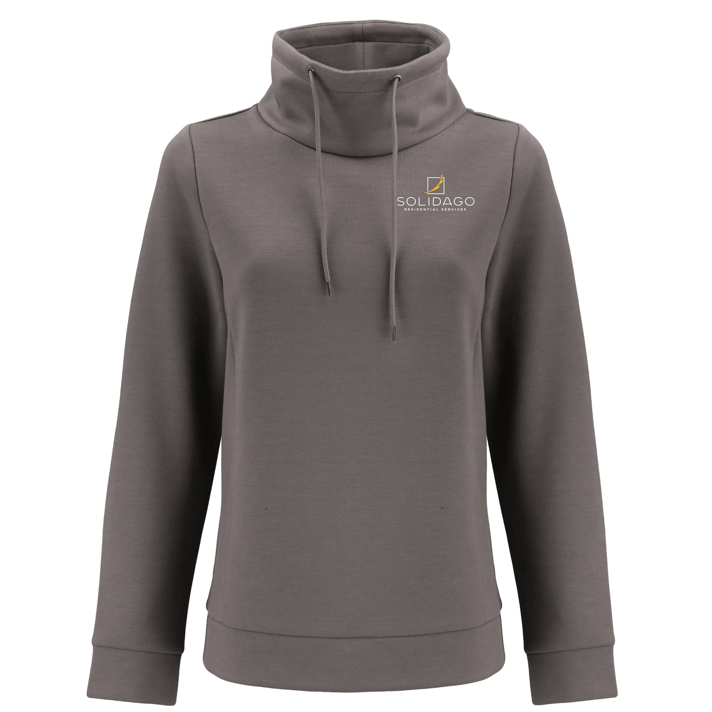 Clique Haven Recycled Womens High Collar Pullover Sweatshirt