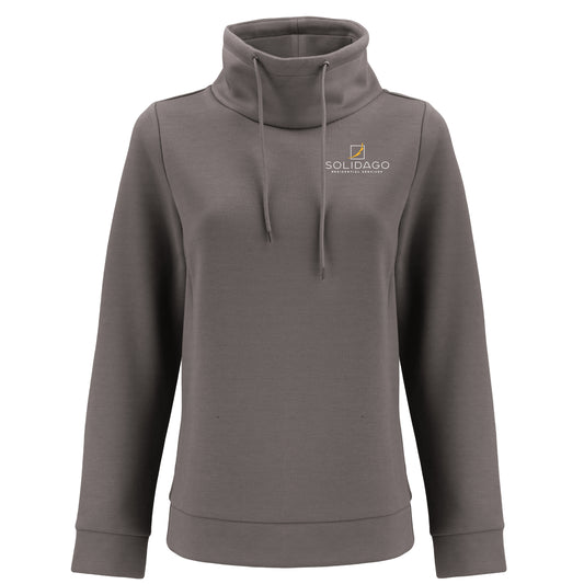 Clique Haven Recycled Womens High Collar Pullover Sweatshirt