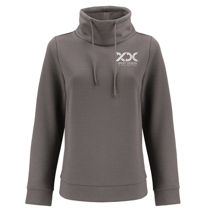 Clique Haven Recycled Womens High Collar Pullover Sweatshirt