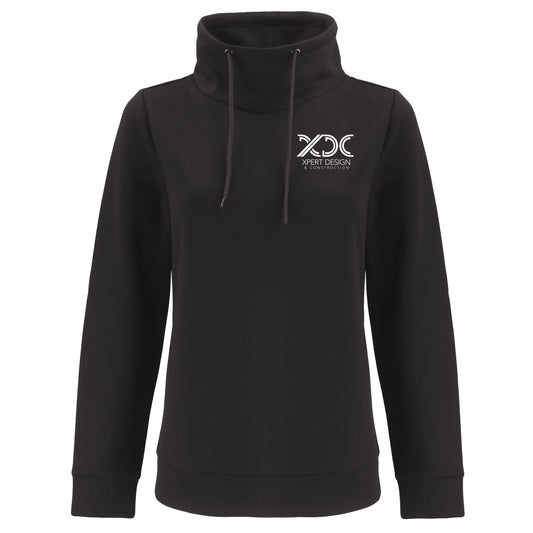 Clique Haven Recycled Womens High Collar Pullover Sweatshirt