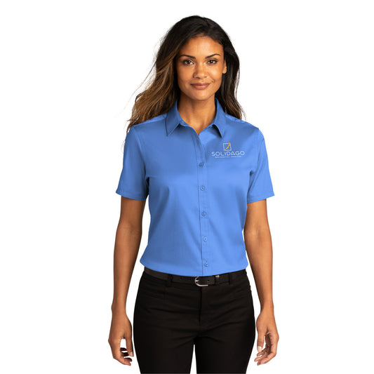 Women's Short Sleeve SuperPro React Twill Shirt