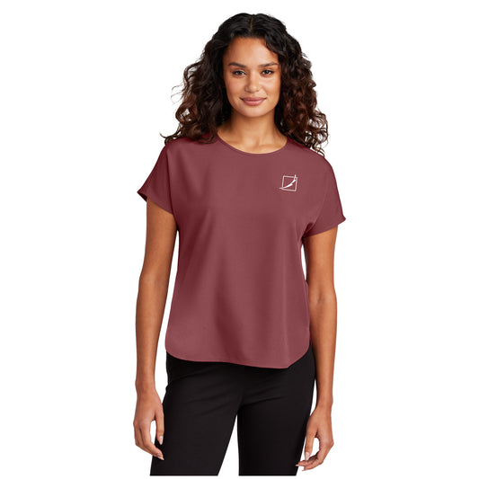 Mercer+Mettle Women's Stretch Crepe Crew