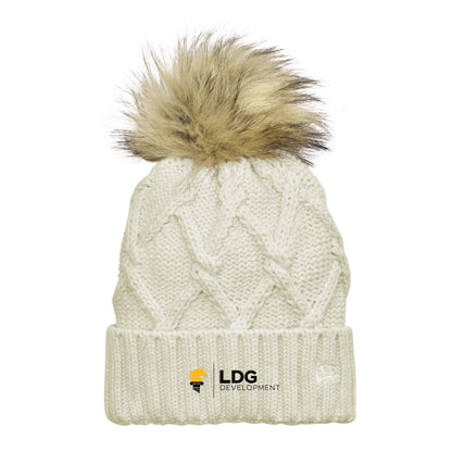 New Era ® Faux Fur Pom Beanie