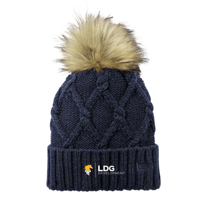 New Era ® Faux Fur Pom Beanie