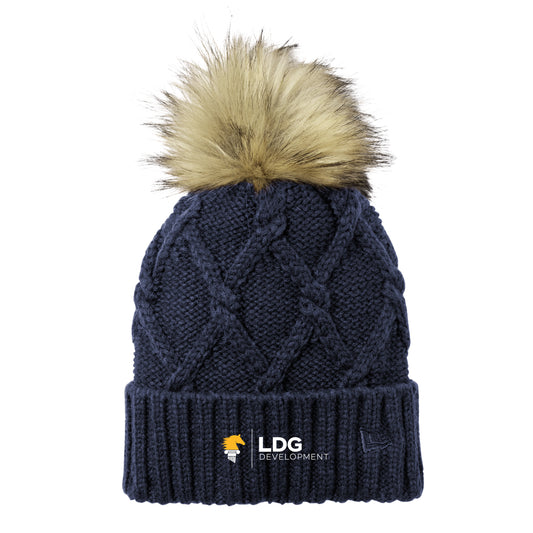 New Era ® Faux Fur Pom Beanie